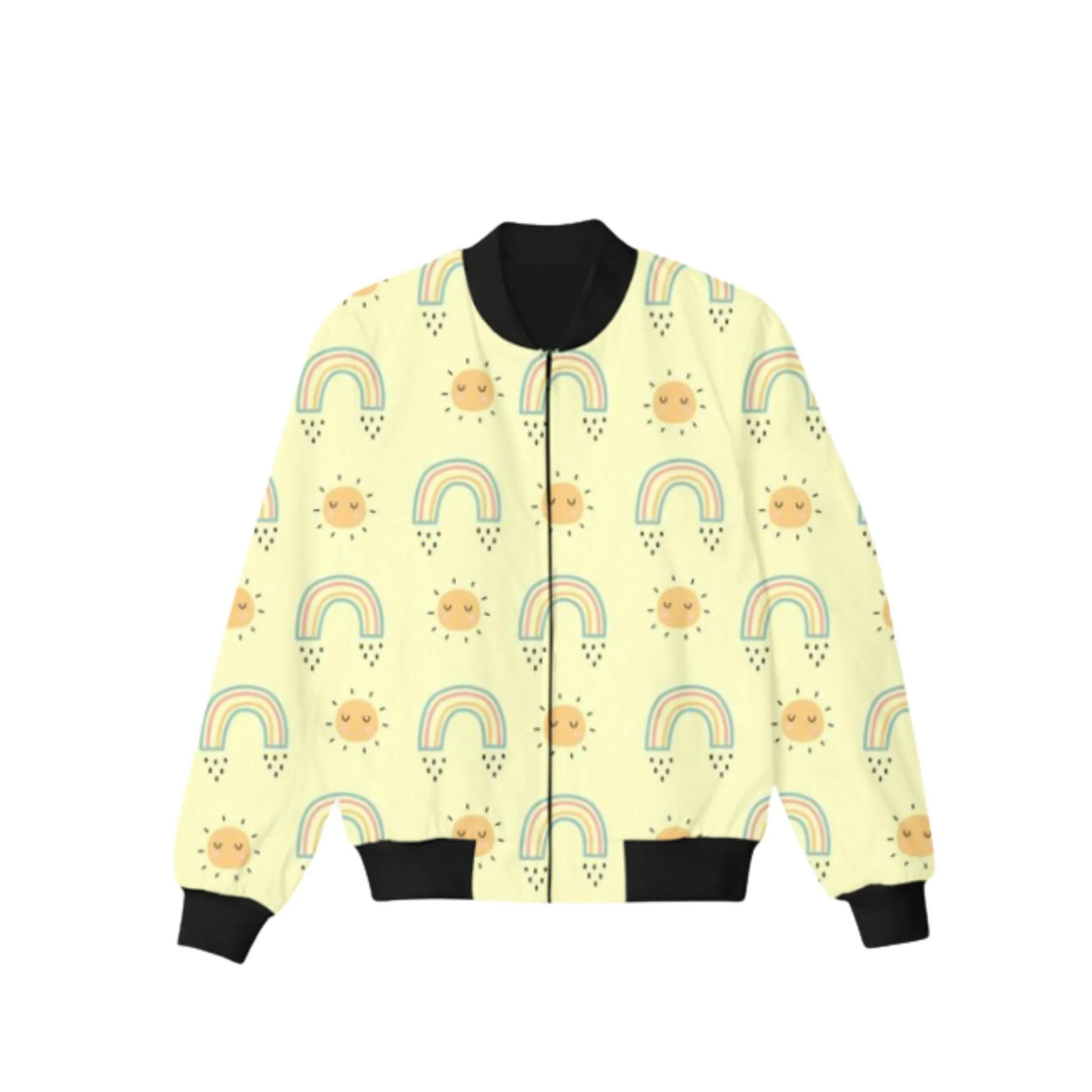 Rainbow yellow Kids Jacket