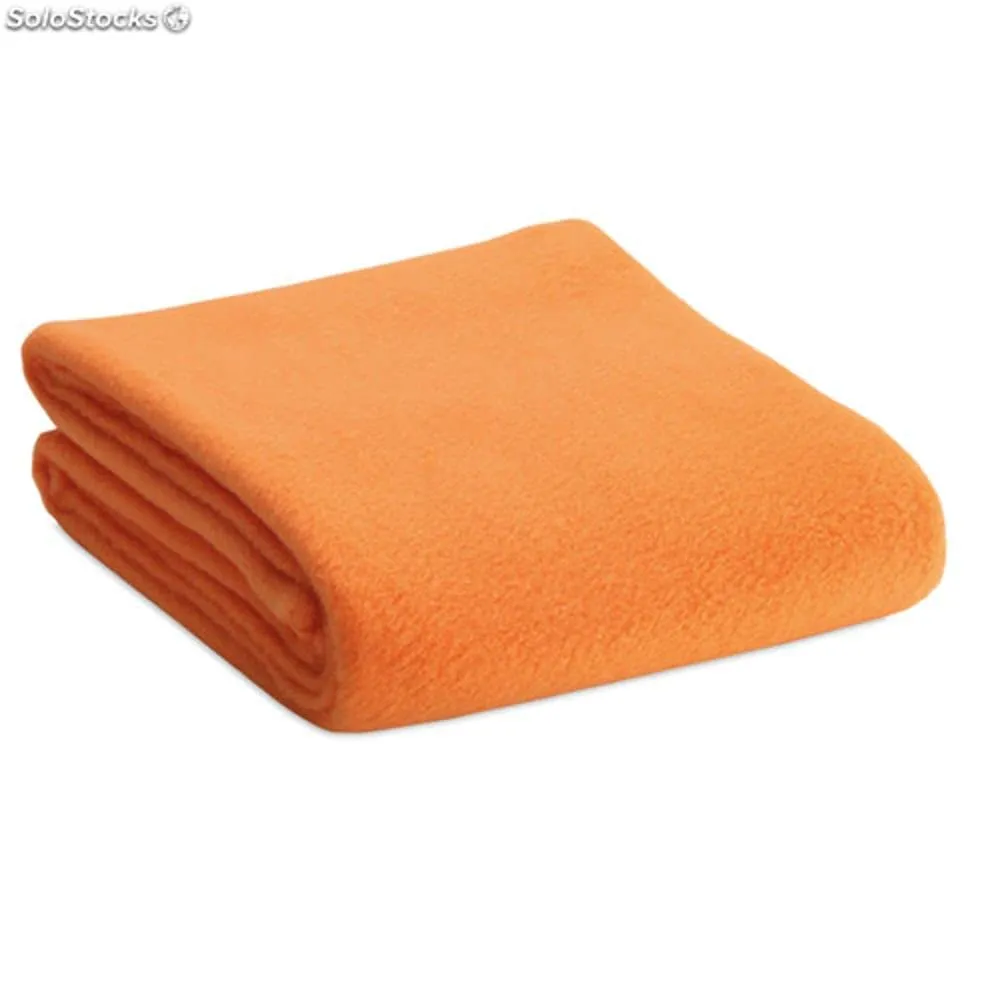 Supreme Home Collective Plain Polar Fleece Blanket Single Blanket Bed Blanket (Pack of 1) (Orange)