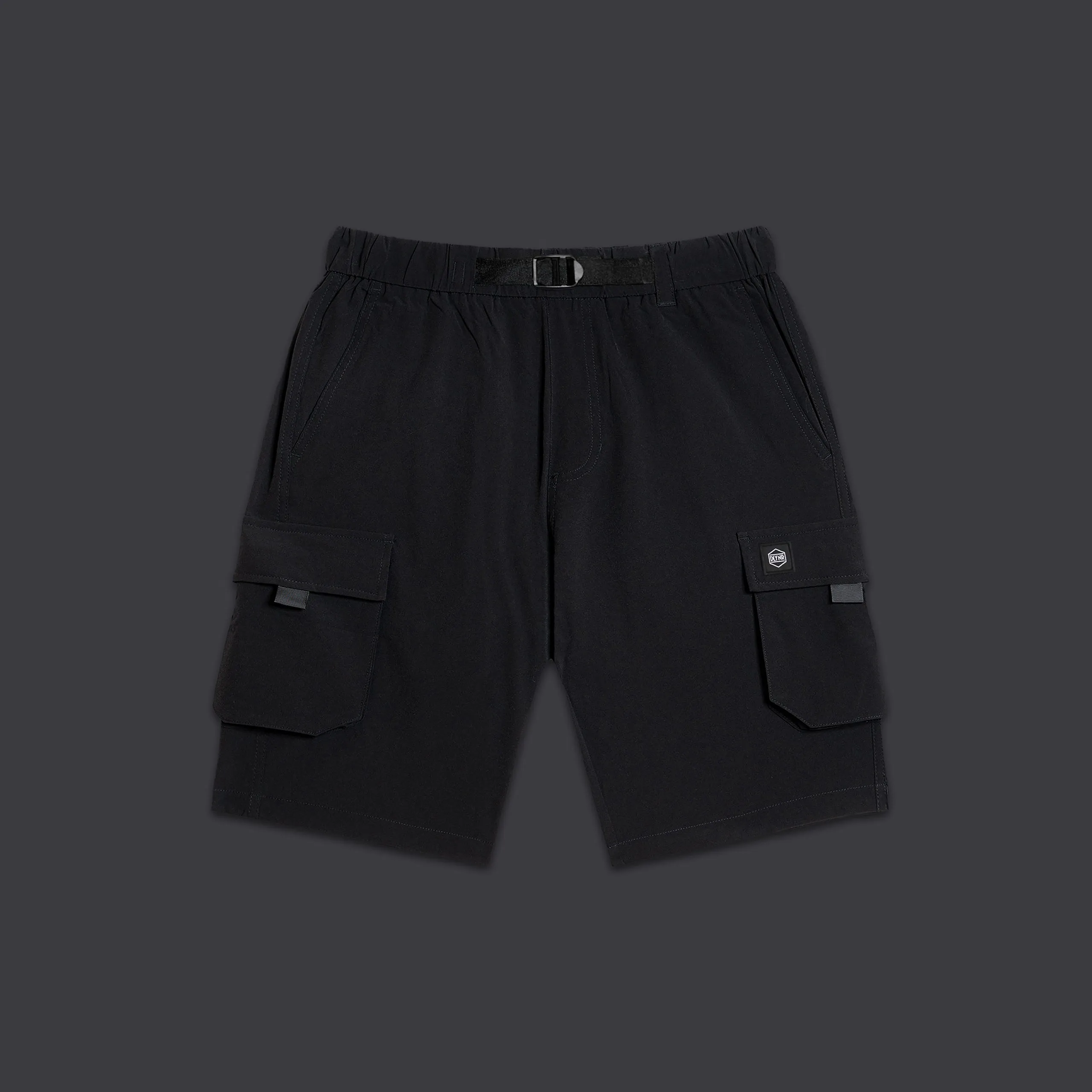 Techno Shorts Cargo Black