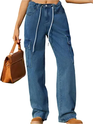 TEEK - Denim Drawstring Adjustable Trousers