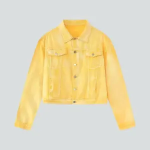 Vintage y2k men's jeans jacket