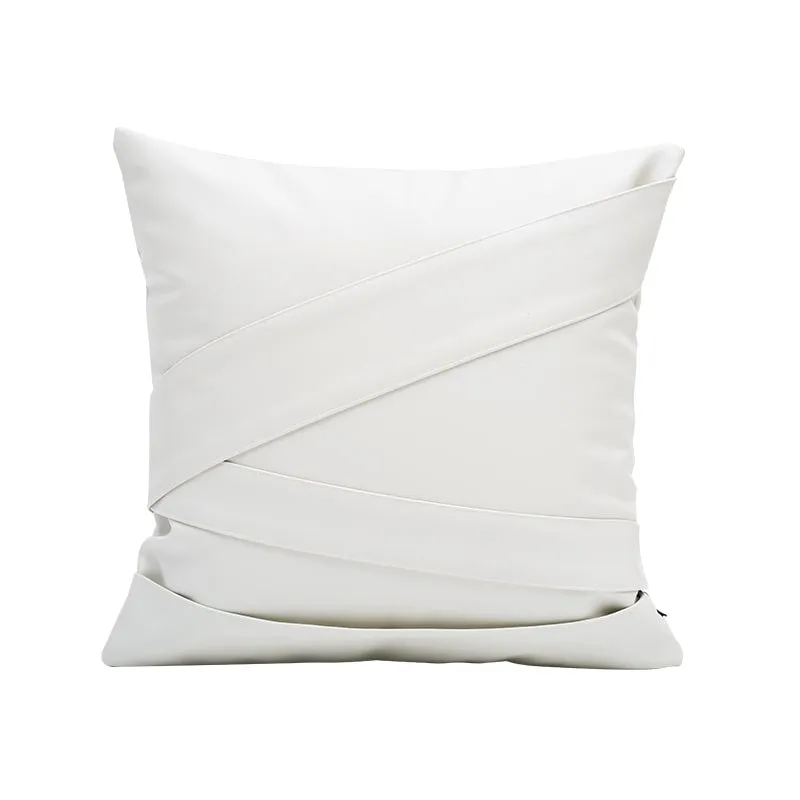 White Throw Pillow Set