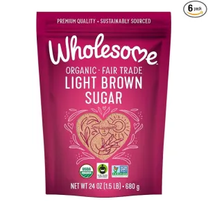 Wholesome Organic Light Brown Sugar (680g)