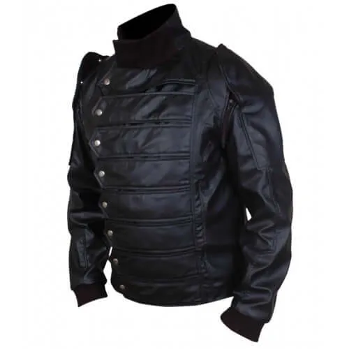 WINTER BUCKY VEST JACKET REMOVEABLE ARMS AVAILABLE GENUINE LEATHER